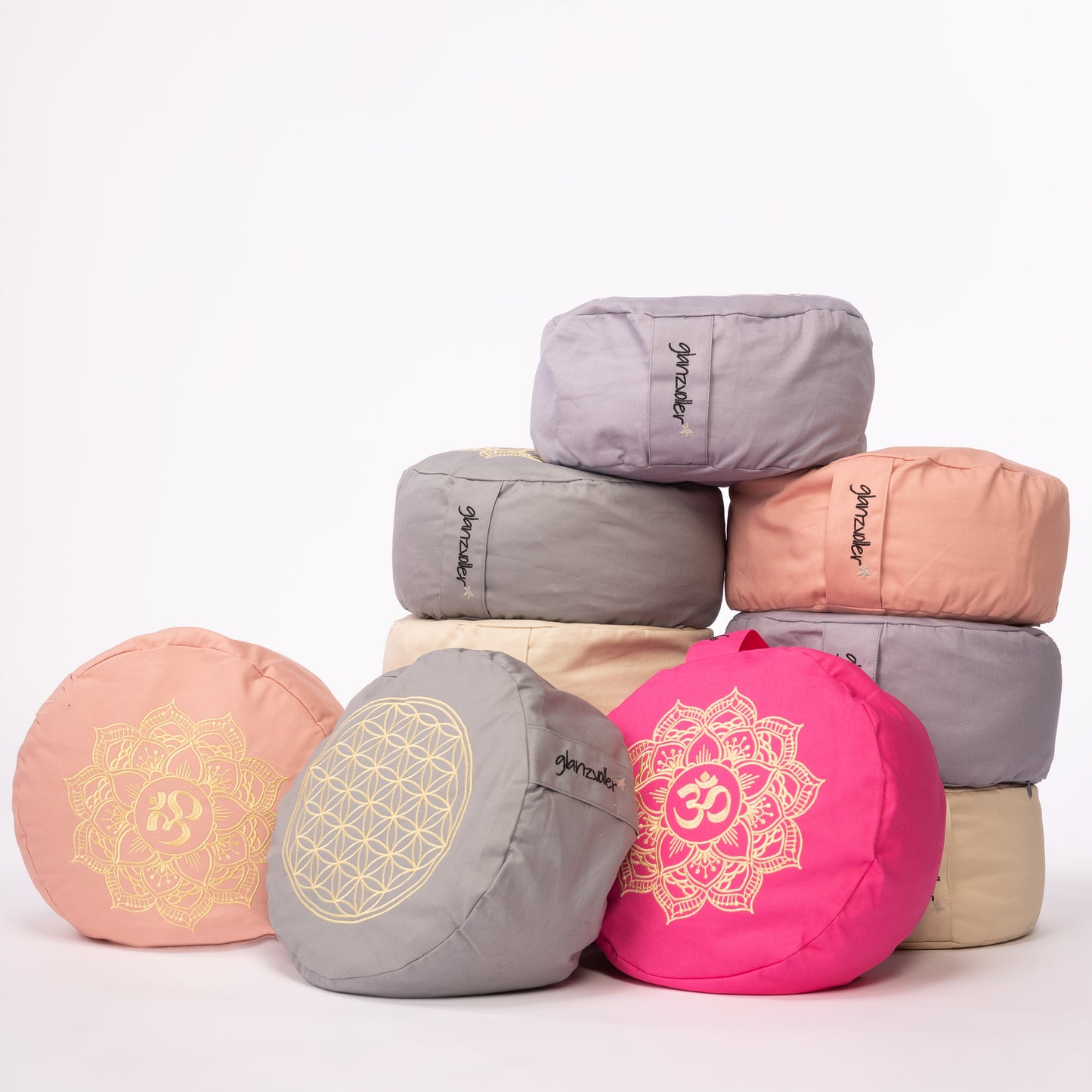 Yogakissen Sammlung glanzvoller 2