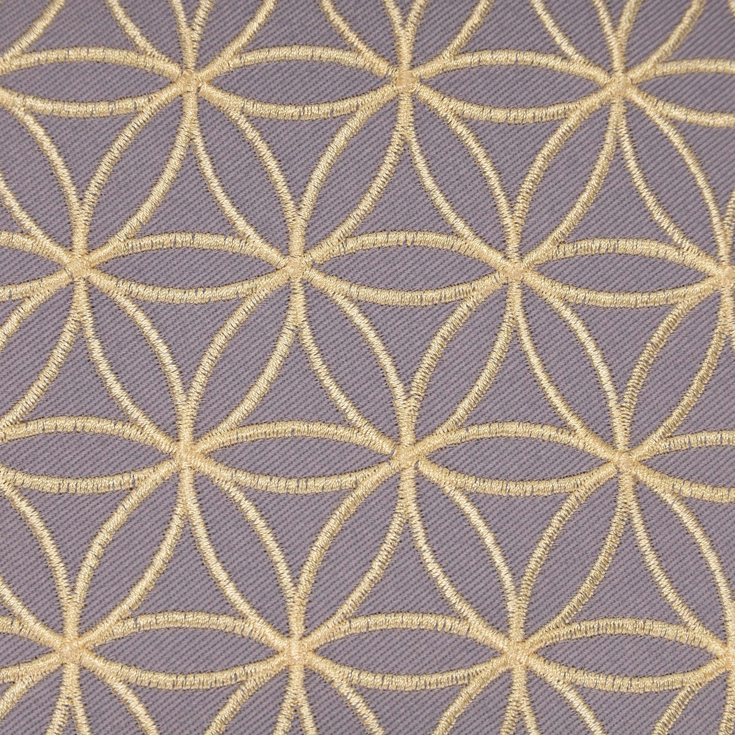 glanzvoller yogakissen-Kaleo-blume des Lebens lila 5483172947-80610 stickerei