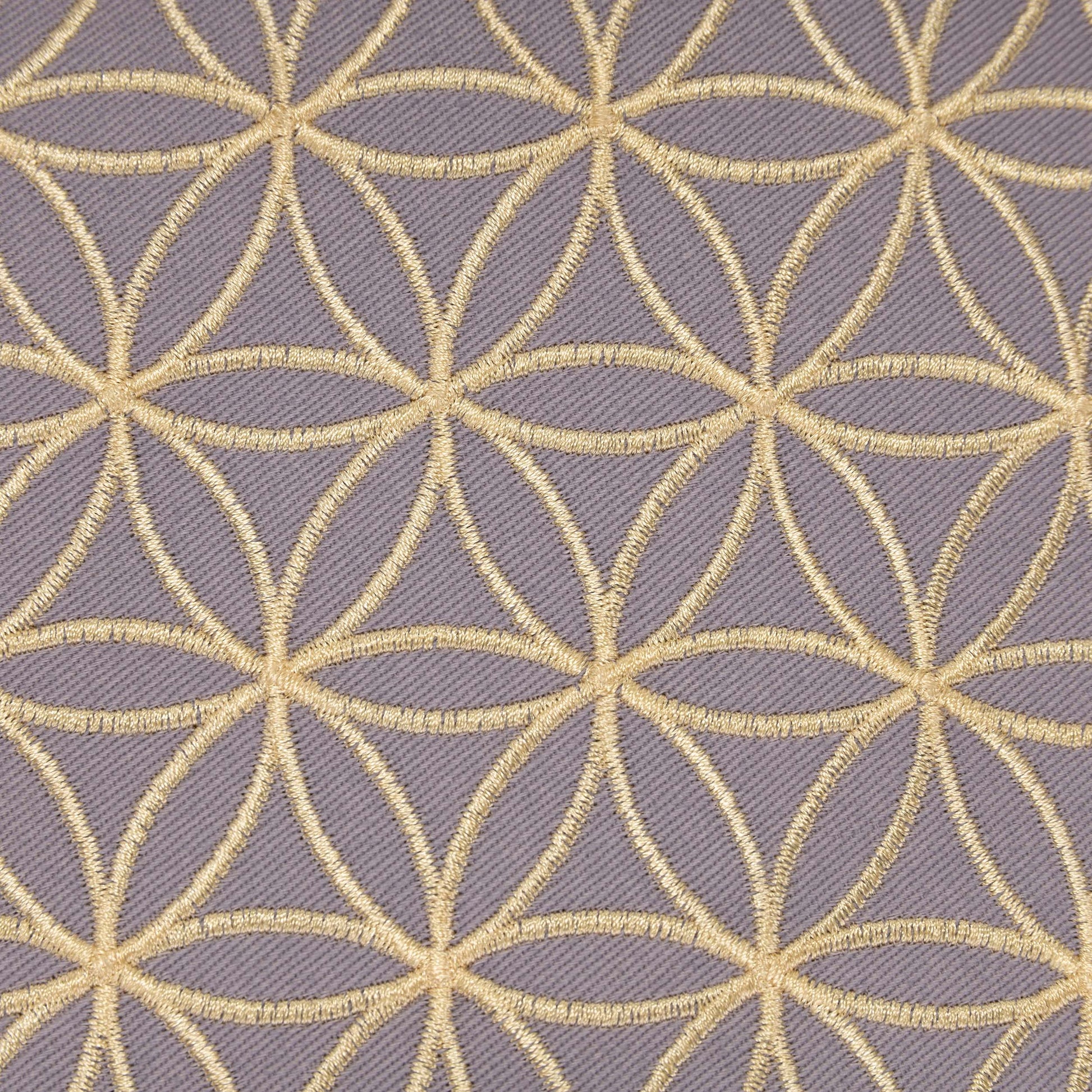 glanzvoller yogakissen-Kaleo-blume des Lebens lila 5483172947-80610 stickerei