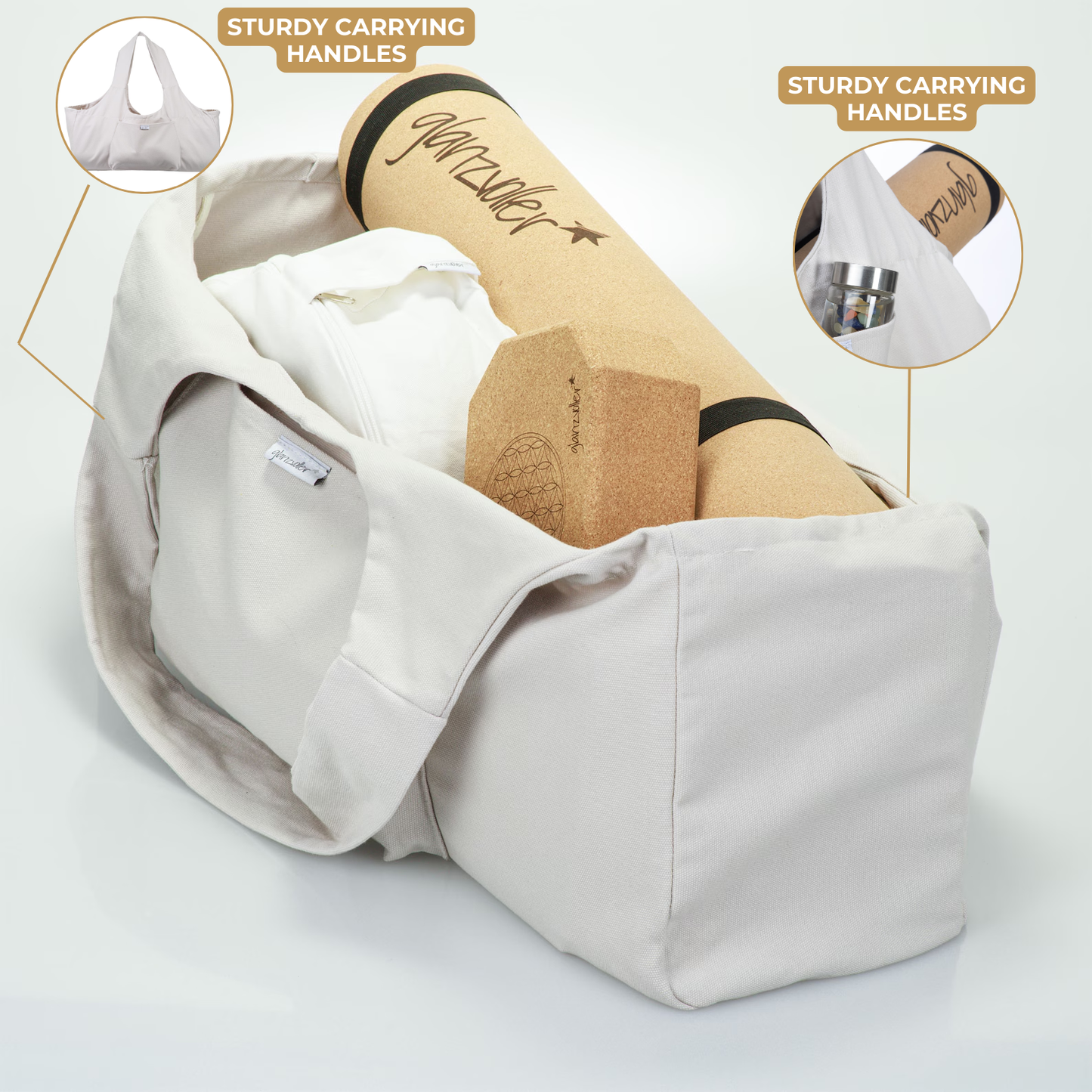 Sac de yoga Vishaal gris