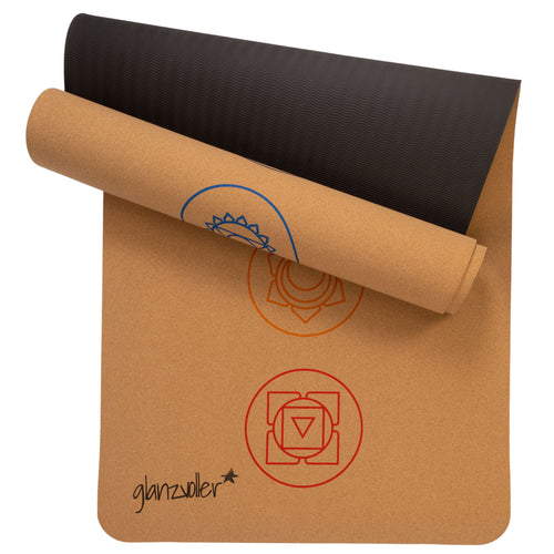 Yogamatte Kork Chakren 