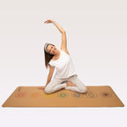 Yogamatte Kork Chakren 