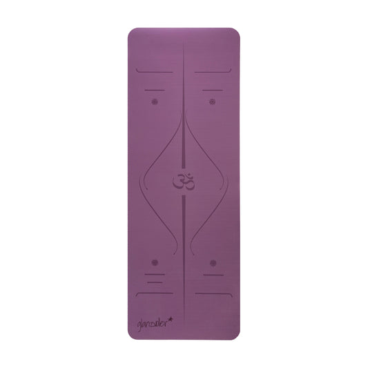Glanzvoller-Yogamatte-318798-90543 Glanzvoller-Yogamatte-318798-9 Premium Yogamatte Guardian Innerer Frieden violett Draufsicht