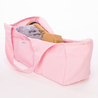 Yogatasche rosa gefüllt