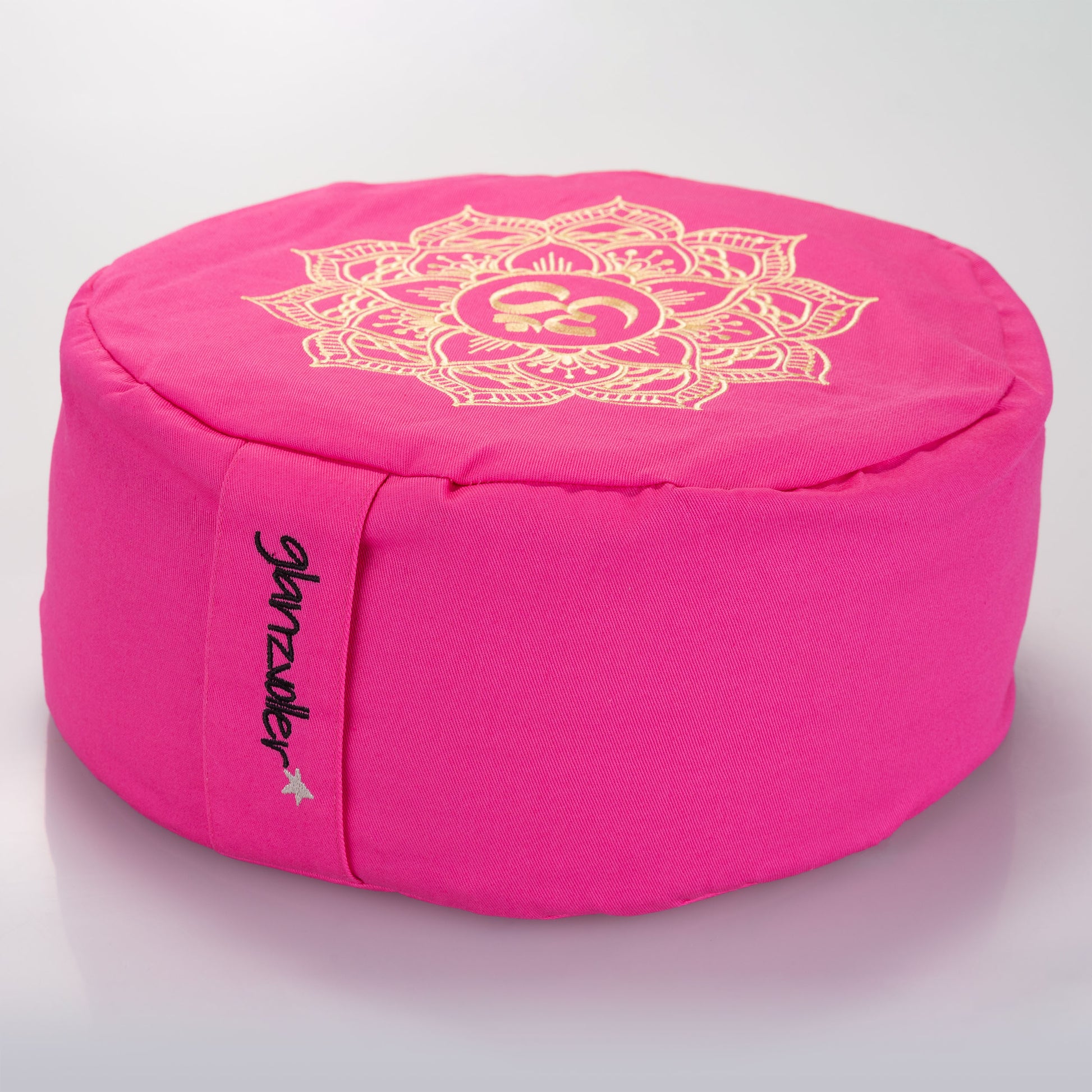 glanzvoller Yogakissen-Padma pink lotus-5483172947-40861 seitlich