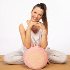 glanzvoller Yogakissen-Mali Lotus hellrosa-5483172947-90548 mit Evita