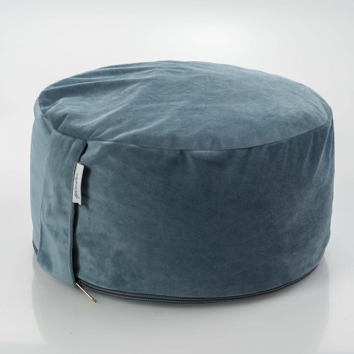 Yogakissen Azurblau Samt