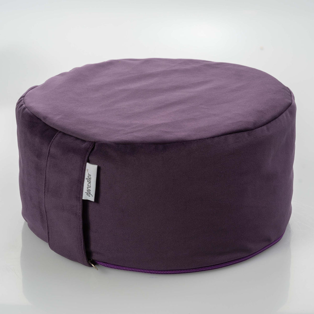 Yogakissenbezug violett Samt
