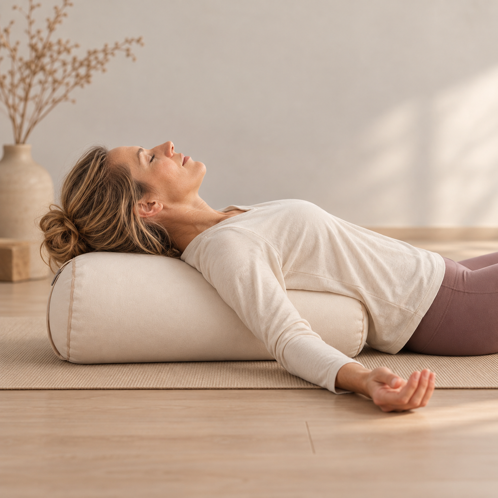 Bolster für Yin Yoga Weiß