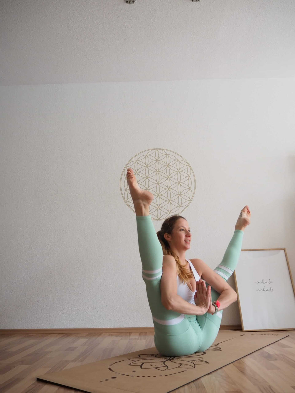 Yogamatte Kork Lotus