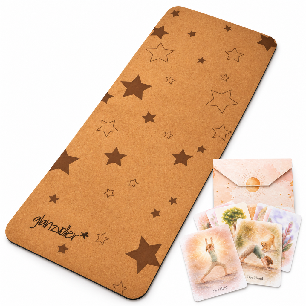 Kinder Yoga Set – Yogamatte & Yogakarten