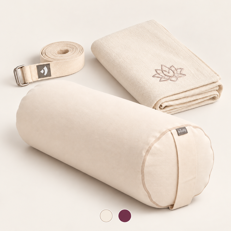 Yin Yoga Set Natur glanzvoller